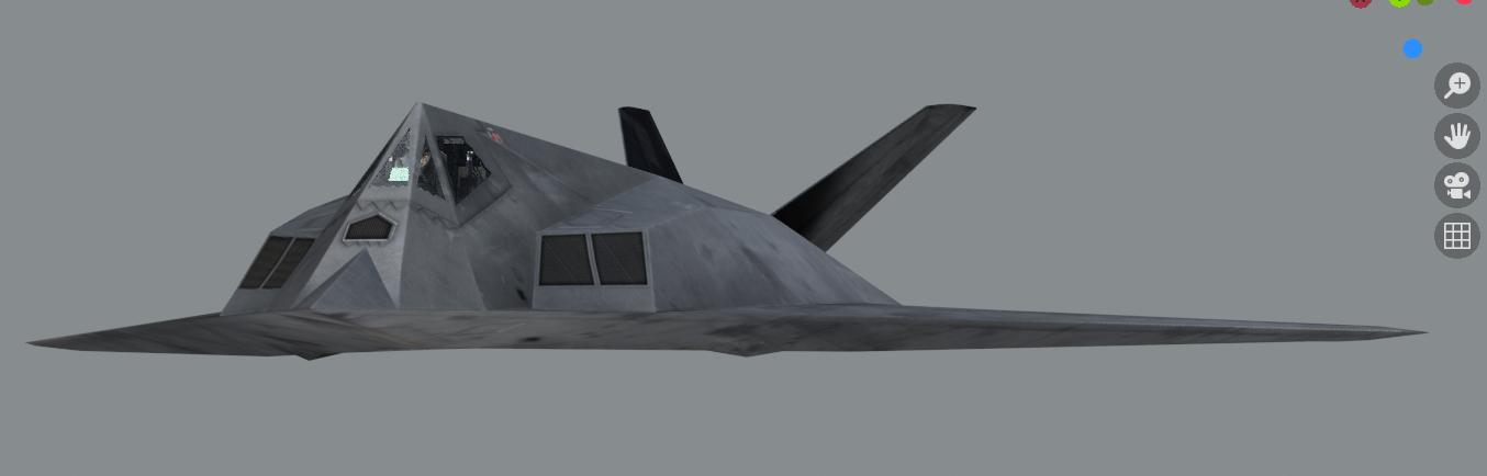 霸权急先锋夜鹰传奇！F117精细游戏模型展示可*载下**