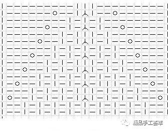 永远的平针,钻石披肩平针部分的教程