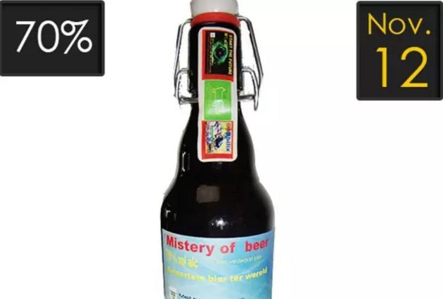 谁说啤酒都是小儿科，70度的啤酒你敢吹瓶吗？