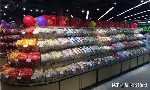 超市食品陈列摆放效果图,超市休闲食品创意陈列图片