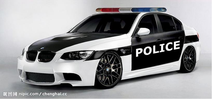 儿童画110警车图片,警车儿童画图片大全简单