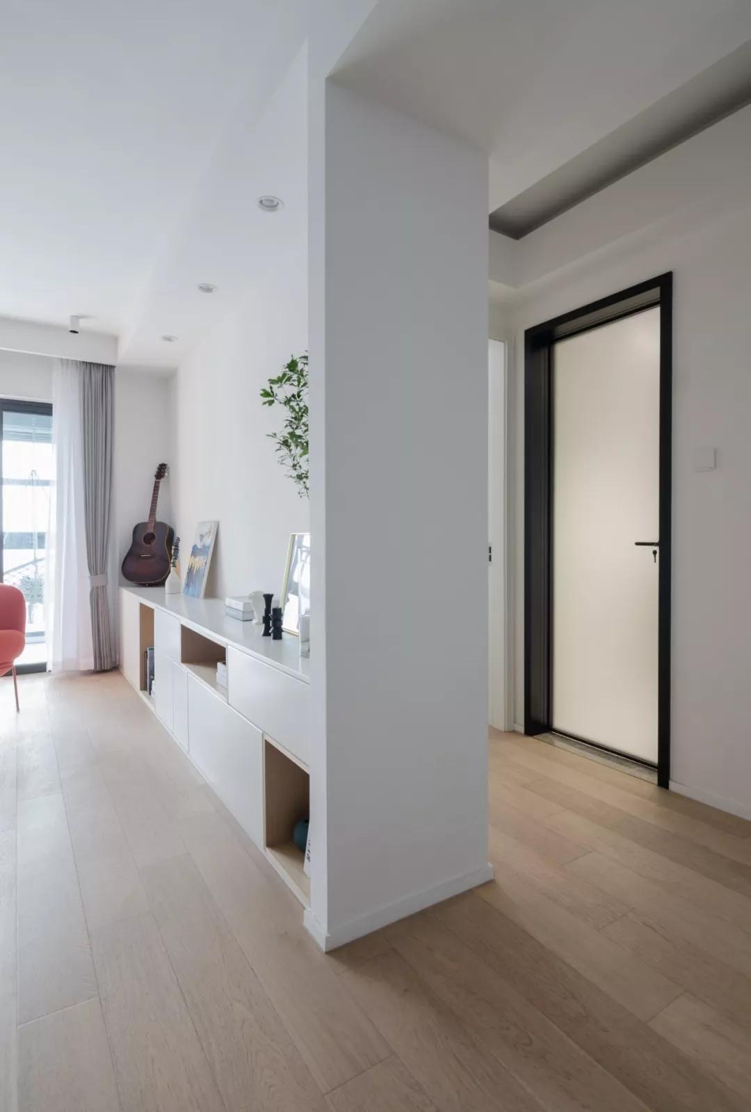 68平小户型一室一厅带衣帽间,茶室衣帽间一体小户型