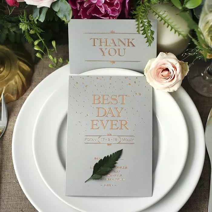 独特大气的婚礼请柬,简单高级婚礼请柬模板