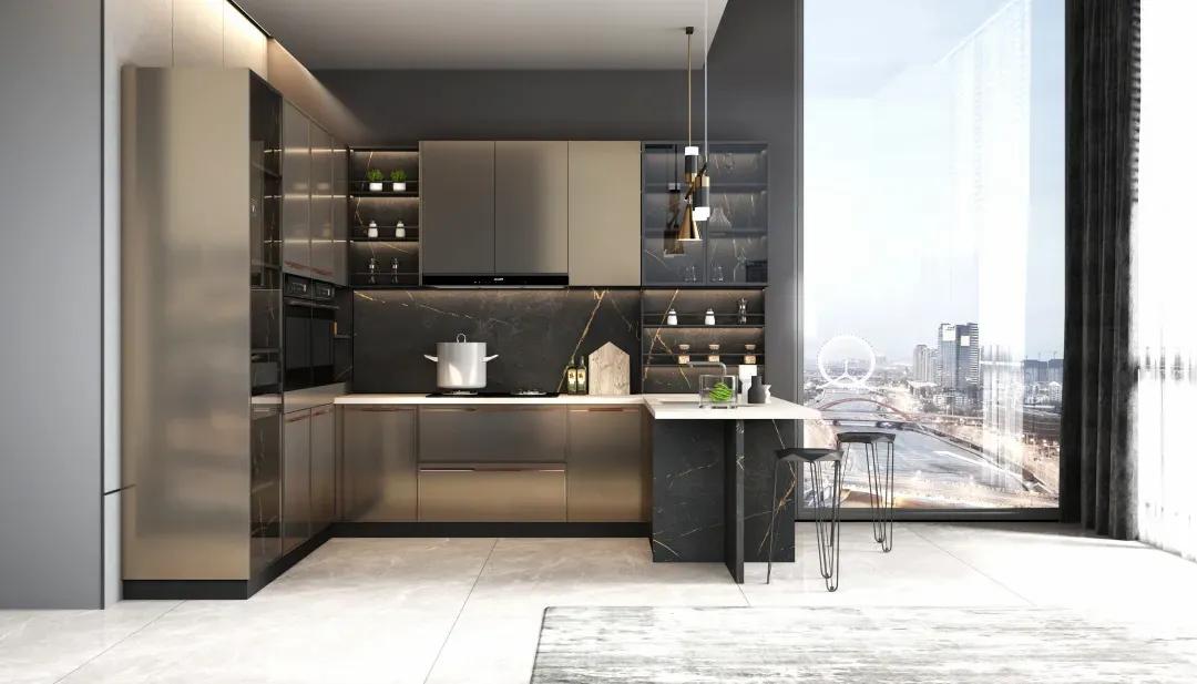 小户型厨房多功能吧台,厨房也能做个多功能吧台