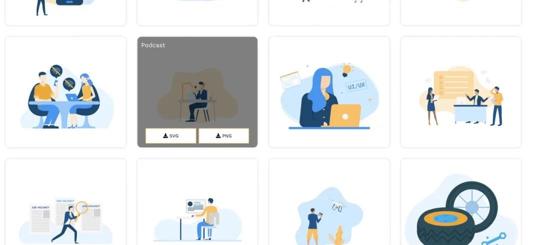 免费商用插画网站,插画素材网站免费