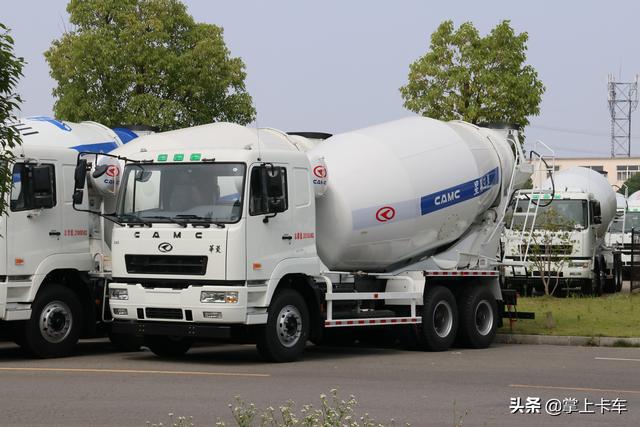 50年代汽车老照片图片,水泥罐车老影像