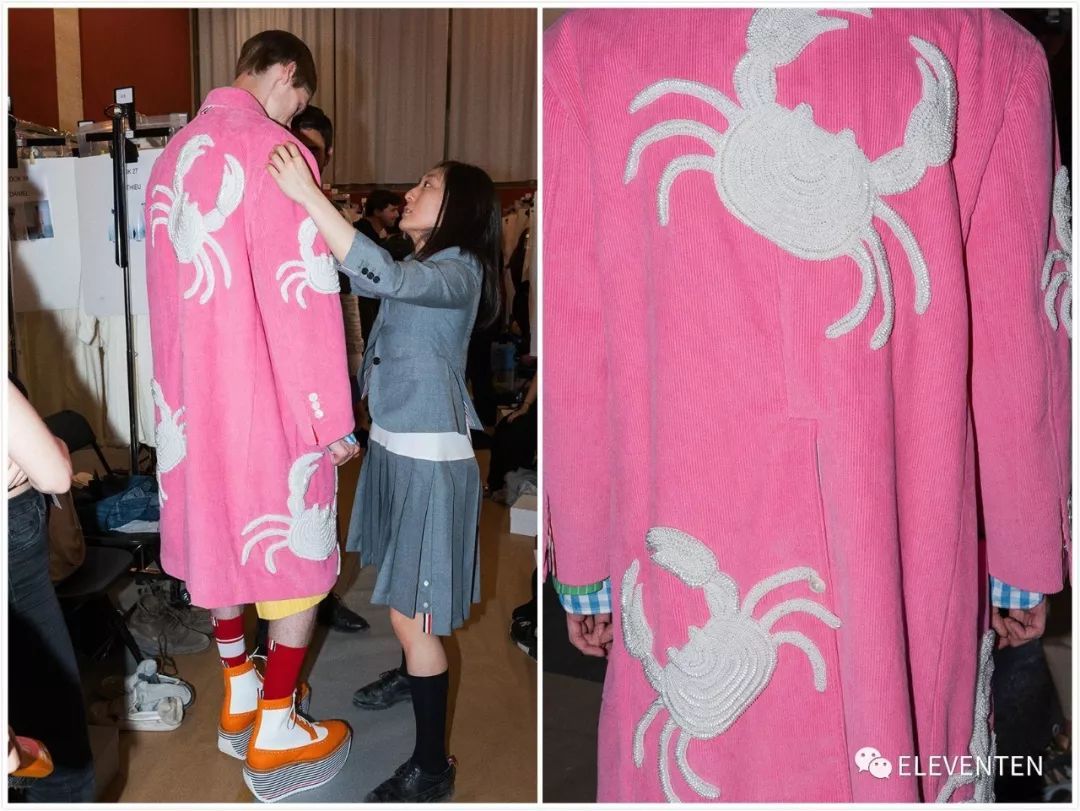 thombrowne2018男装,ThomBrowne2018春夏男装闭场造型