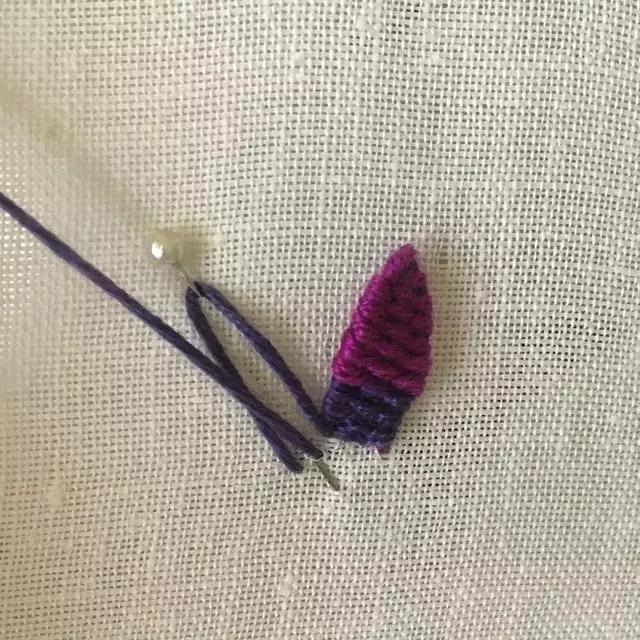 刺绣教程4种简单的小花图案,精美的立体花朵刺绣教程