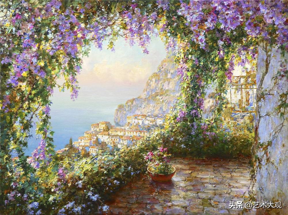 俄罗斯画家风景油画作品选集,尤里奥布霍夫人物画