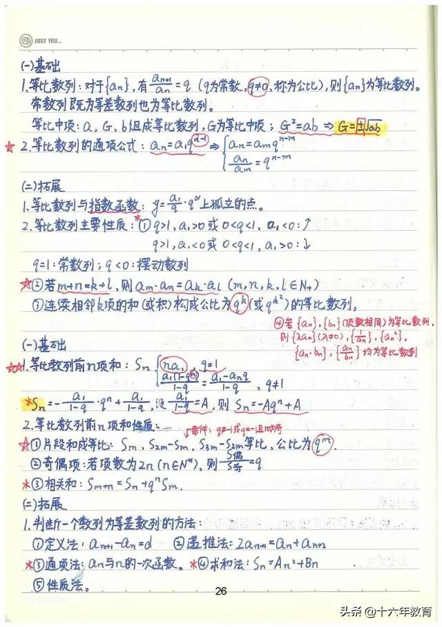 高考数学90分必会知识点,高考数学150学霸的笔记和归纳