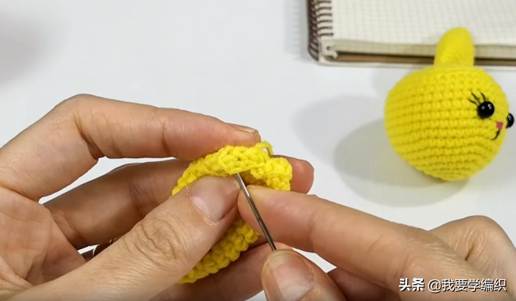 简单又精致的兔子挂饰,钥匙扣的毛茸茸兔子挂件教程