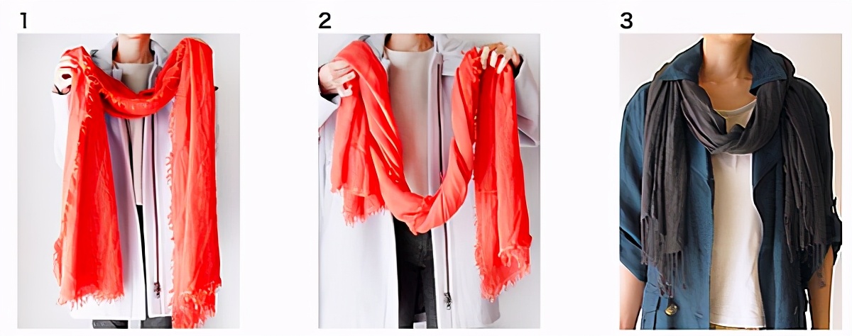 跟上流行必学的15种秋冬围巾系法！天天系出不一样的围巾