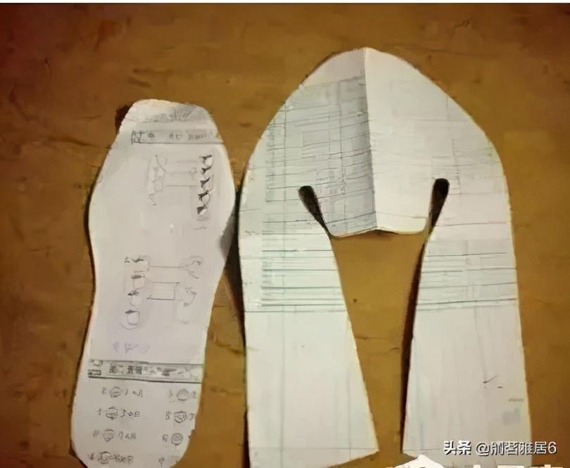 儿时穿的鞋,小时候做鞋的材料