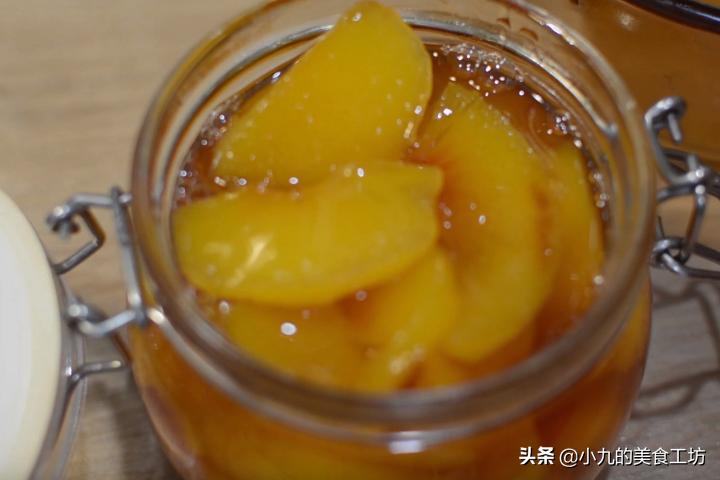 家里黄桃吃不完怎么做黄桃罐头,黄桃罐头黄桃和冰糖的比例是多少