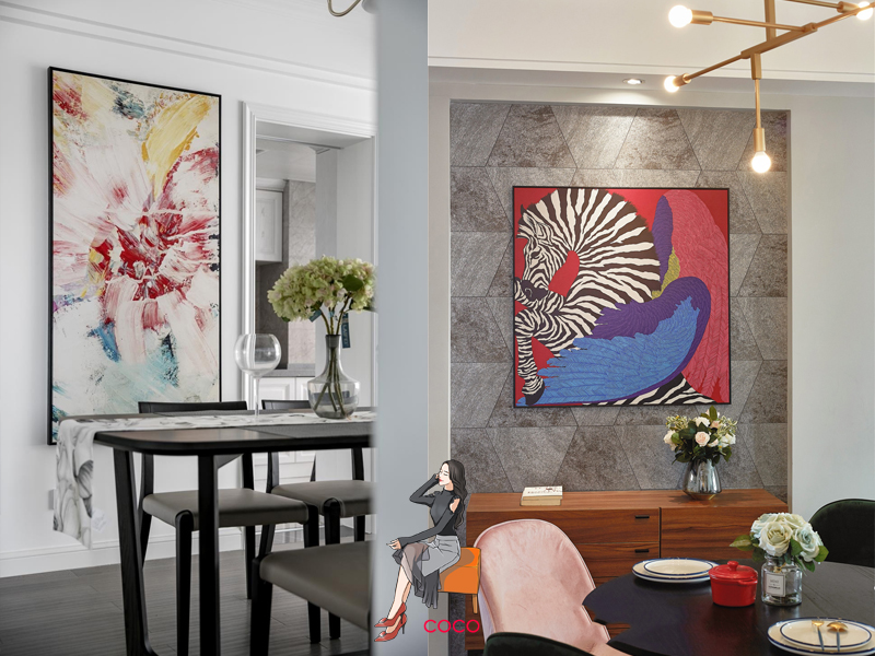 客厅装饰画如何装出高级感,家居装饰画空间搭配技巧