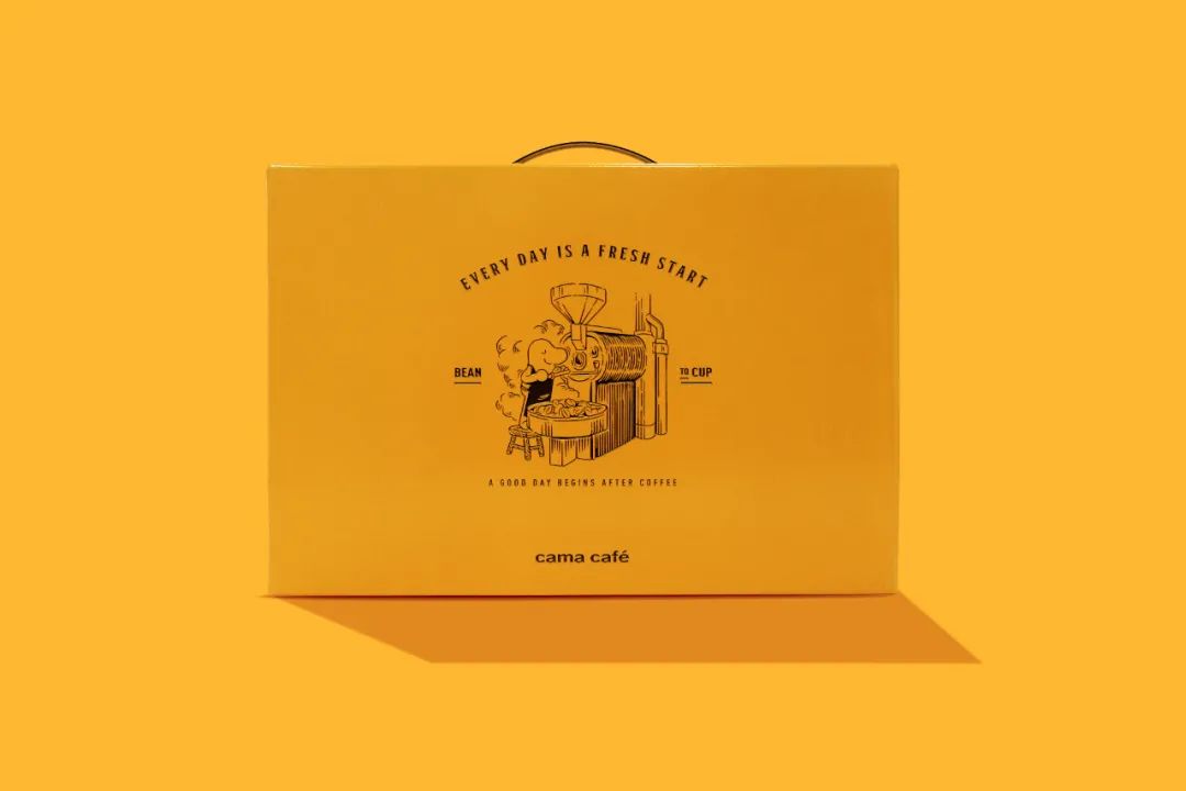包装别致的咖啡包装欣赏,咖啡包装设计几何风格