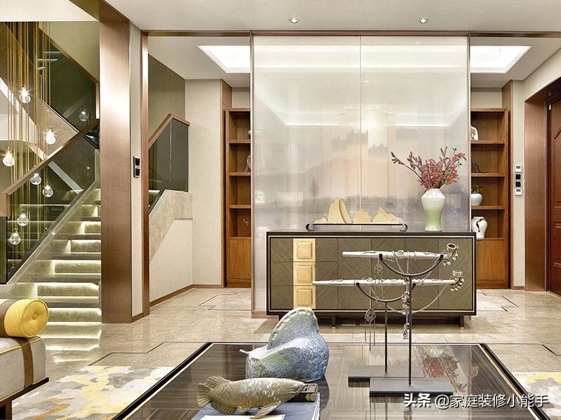 中式装修风格屏风,中式室内设计屏风