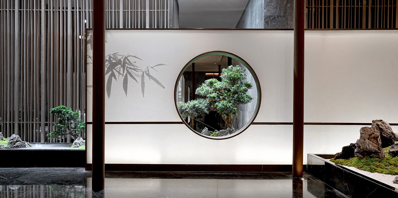 古典中式园林度假酒店设计,园林式酒店景观设计