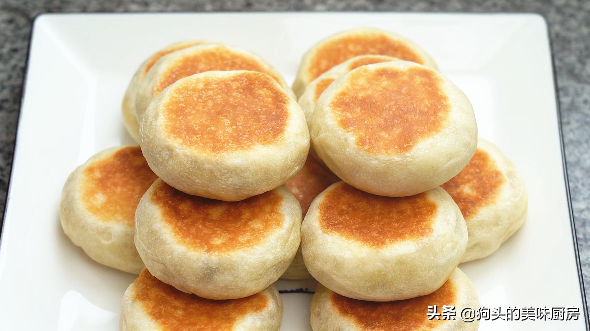 不用烤箱酥皮绿豆饼简易版,又酥又不油的绿豆饼