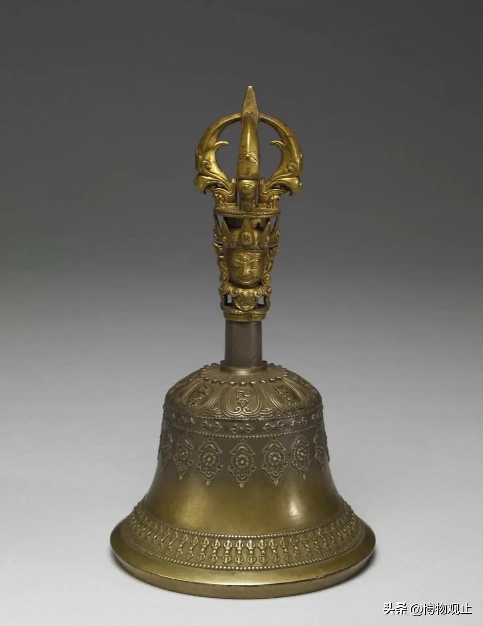 铜质藏传法器五股金刚,藏传佛教法宝图