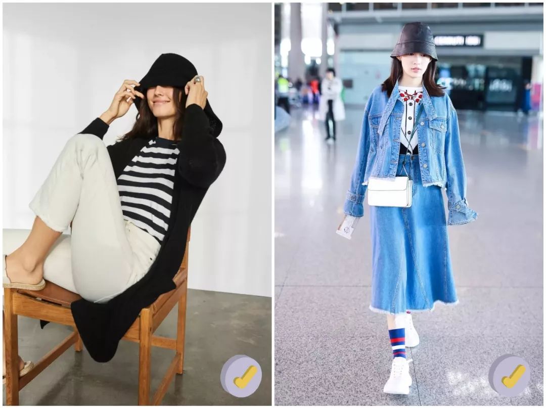 适合秋冬戴的巨显脸小的渔夫帽,渔夫帽戴对不仅时髦还显脸小