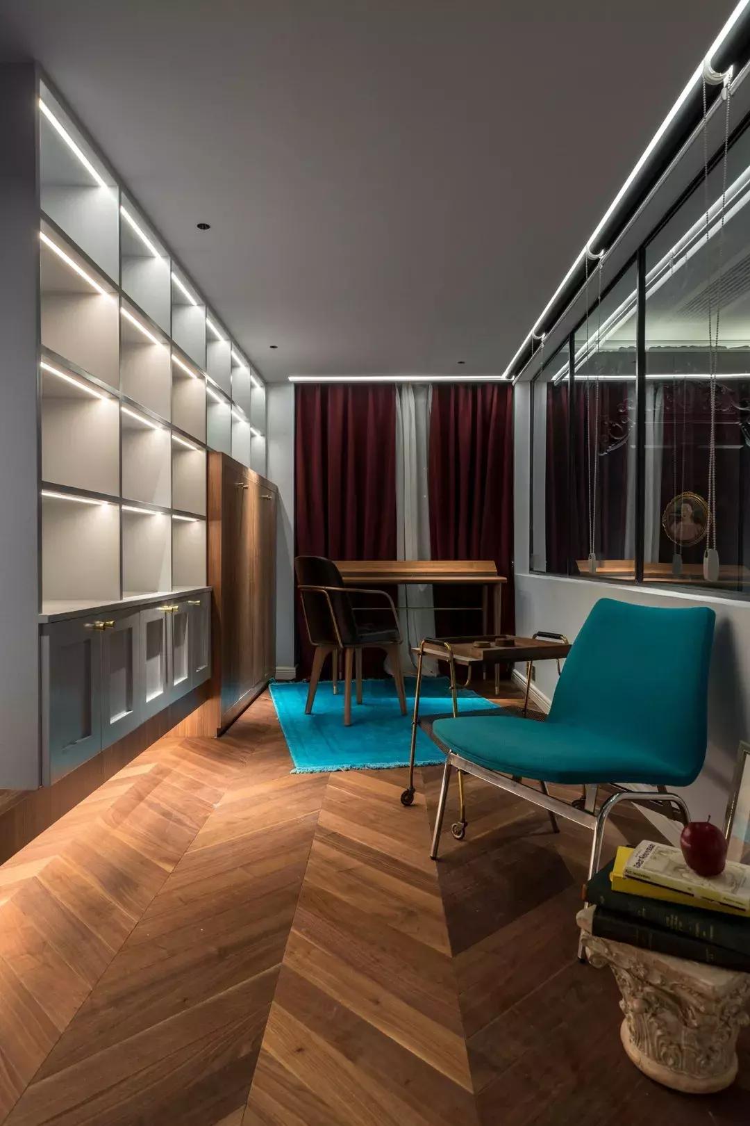 服装设计师的180㎡低调奢华家,超美衣帽间顶一个小户型