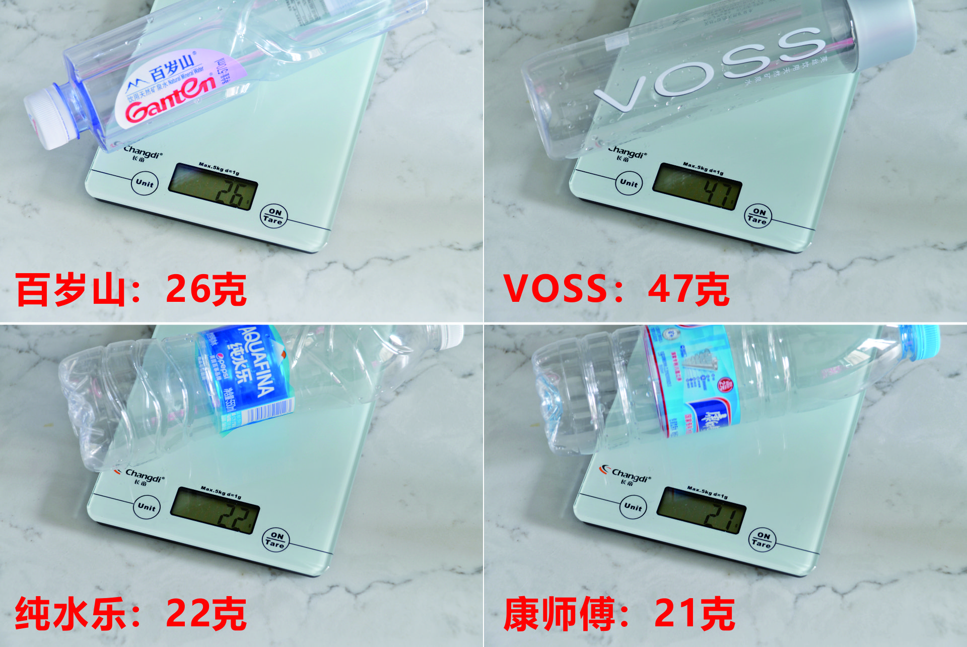 买了8款不同的饮用水，就为写完这篇瞎折腾的“水文”