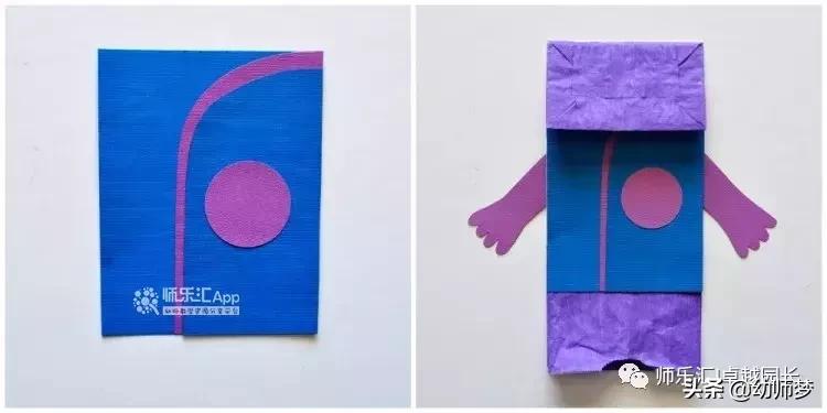 环保纸袋手工创意创作思路,幼儿纸袋手工环保创意图片