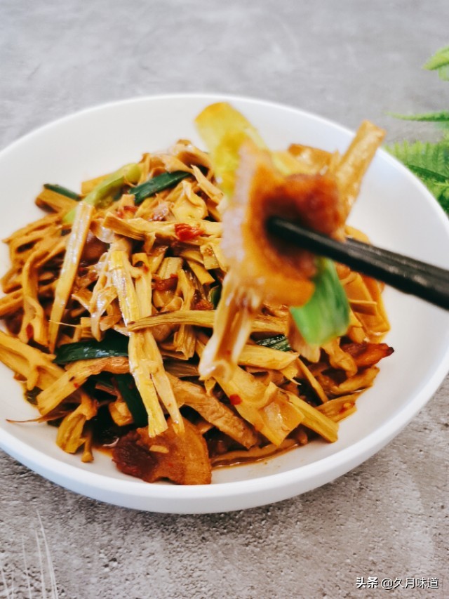 干竹笋烧肉怎么烧才能最好吃,干竹笋烧肉真香