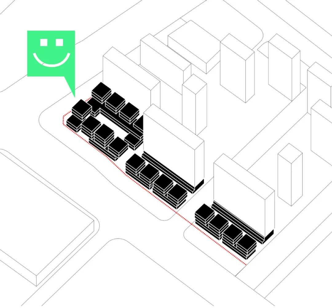 商业街与独栋商业的结合——立方长廊|CLOUArchitects