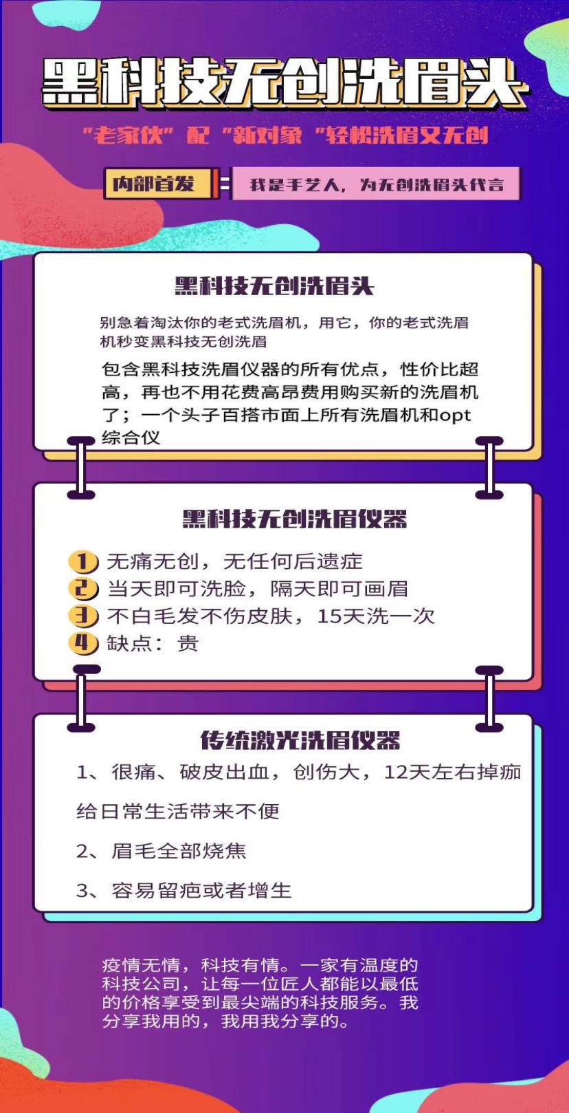 黑科技洗眉无痛,洗眉机黑科技无创第二天效果