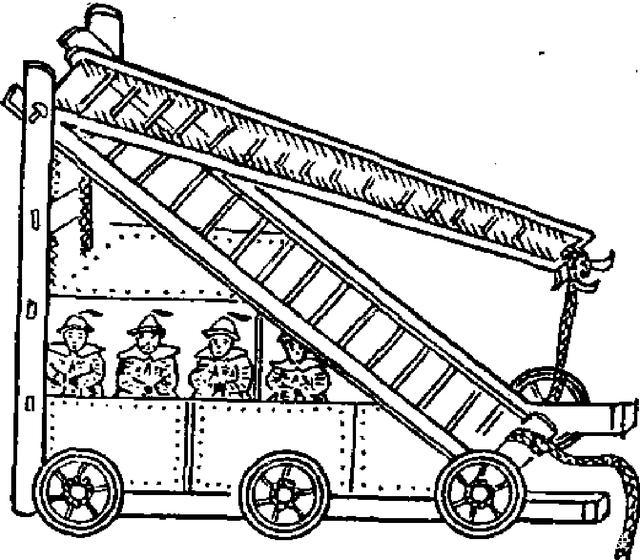 古代冷兵器时代怎么攻城墙,中国古代冷兵器攻城战