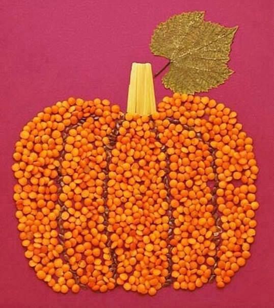 儿童手工五谷杂粮拼画,手工拼贴画教程简单又漂亮