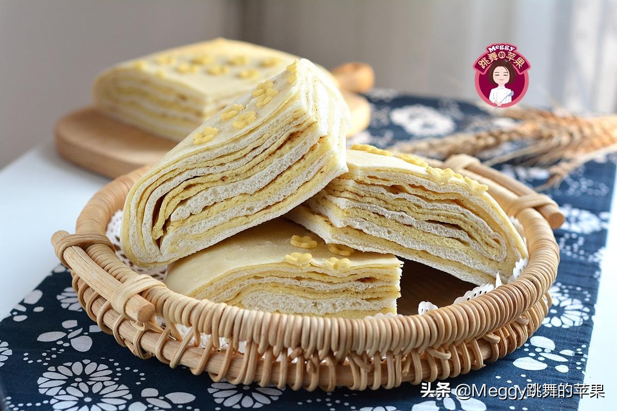 千层酥脆松软有层次,千层金银饼的做法窍门