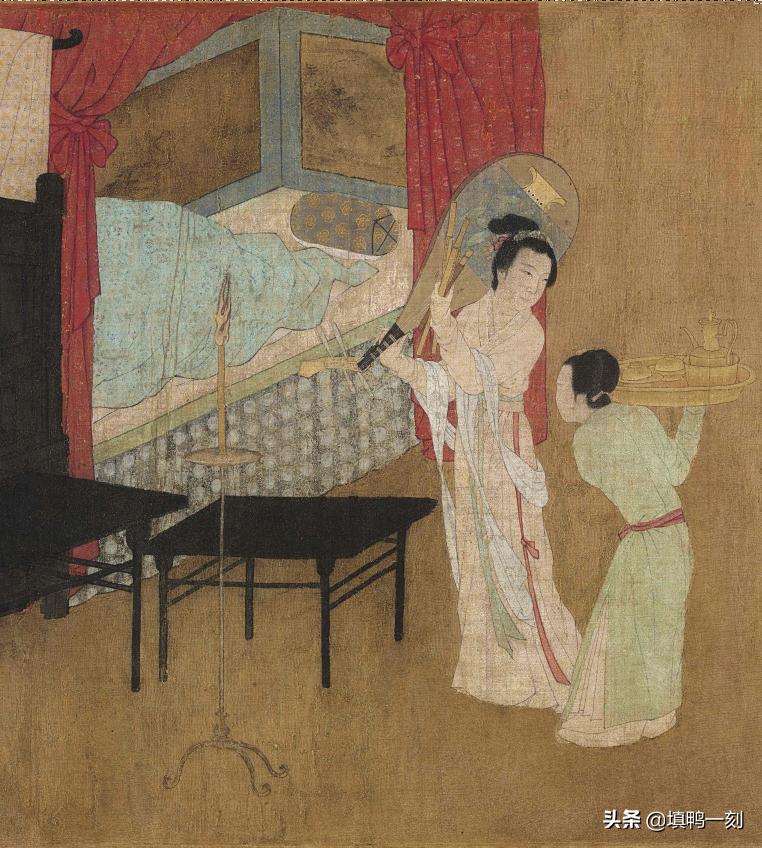 韩熙载夜宴图是真开心还是假开心,上新了故宫第四期韩熙载夜宴图