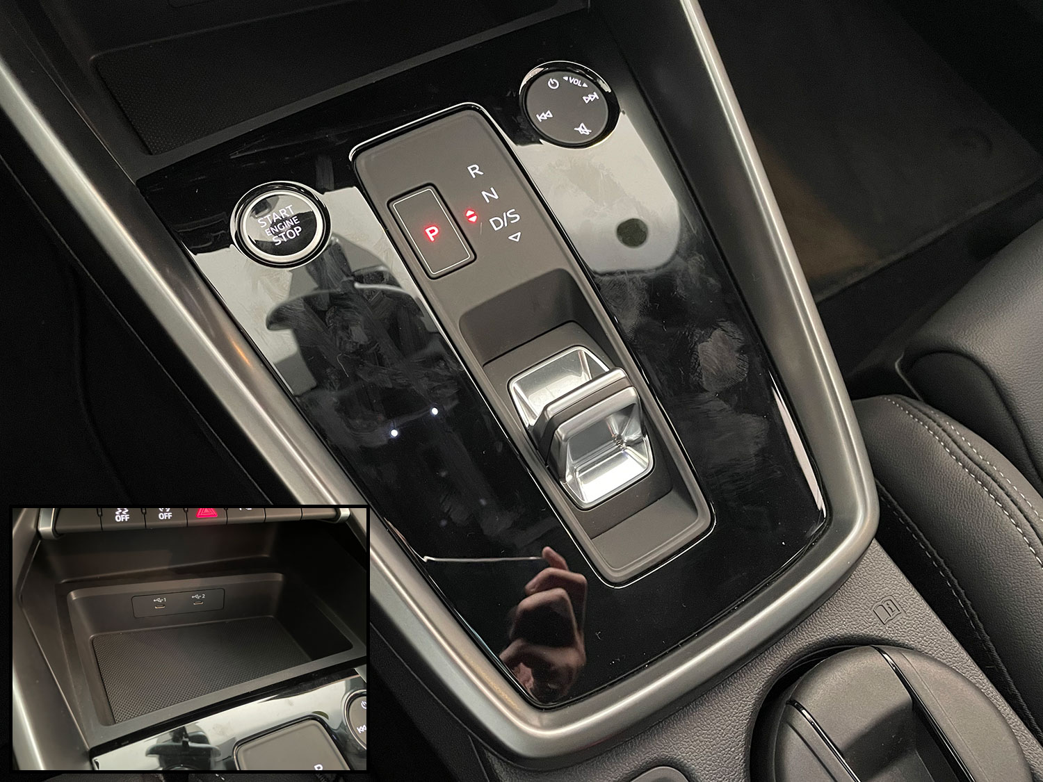 双屏座舱显科技神仙组合内饰更带感全新奥迪A3两厢实拍导购