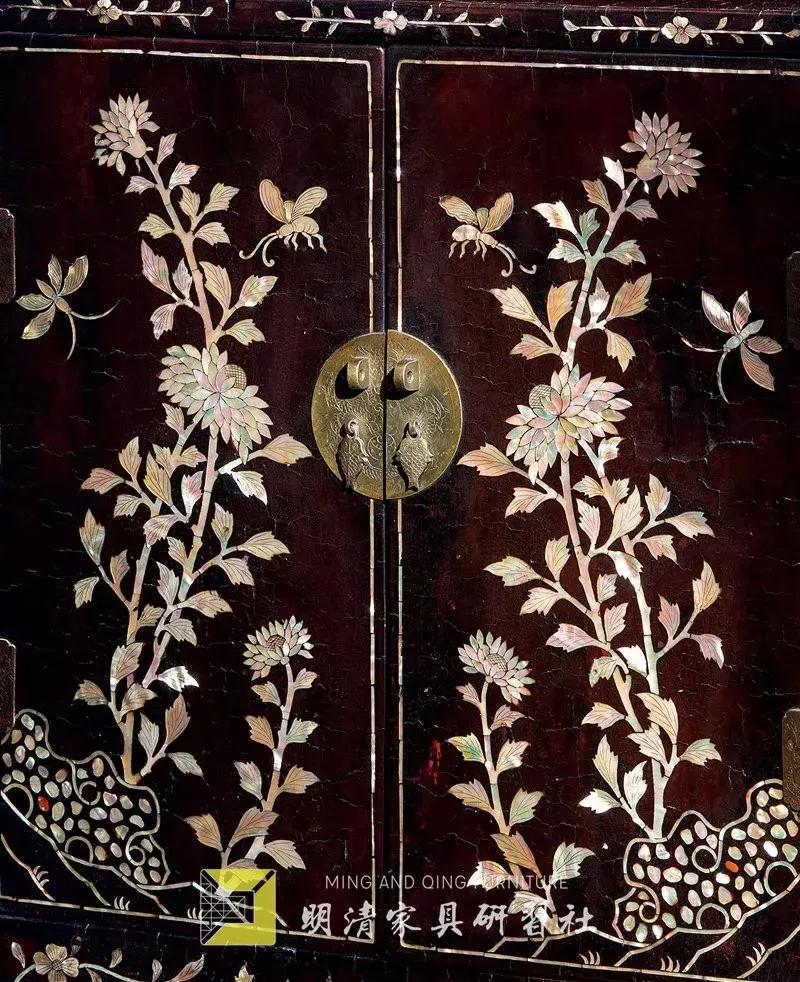 螺钿工艺古家具,螺钿工艺在清代家具中的装饰艺术
