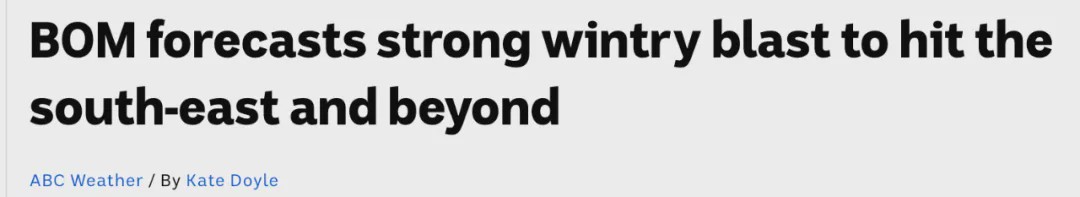 澳洲大雪最新消息,澳大利亚出现大范围极寒天气