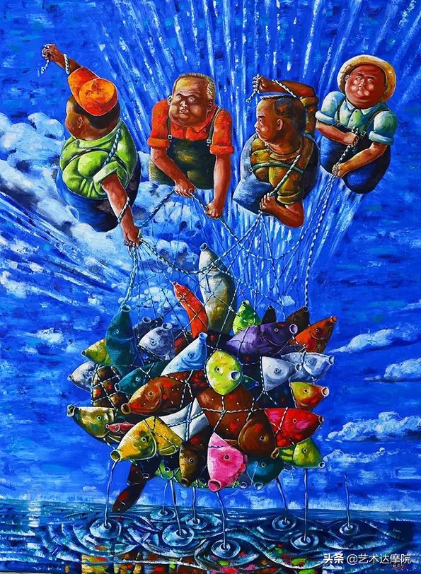 “废材”农民成长为中国毕加索，一幅画7万元，立志画2000副