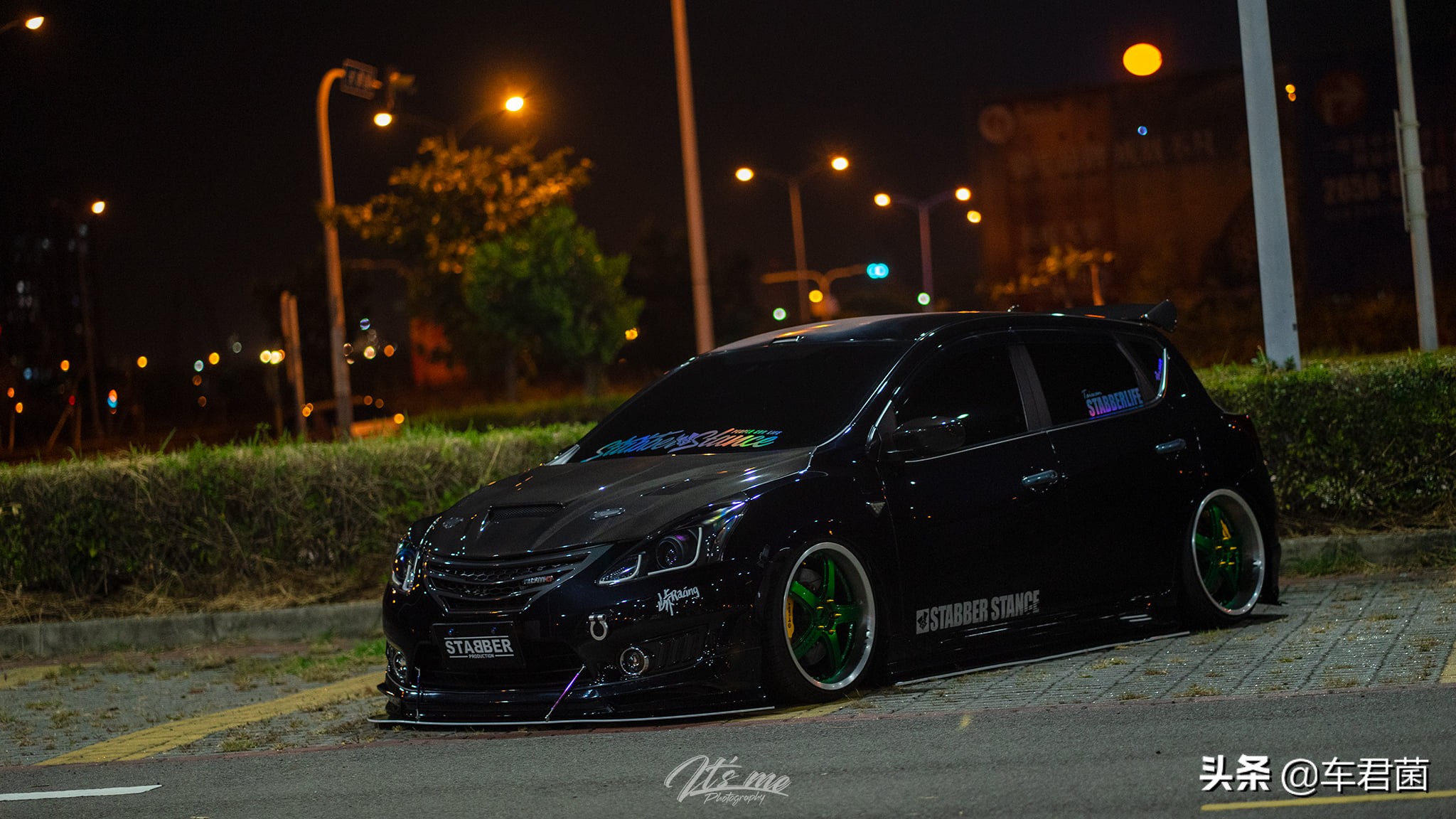 骐达车友台湾版尾灯,日系骐达改装