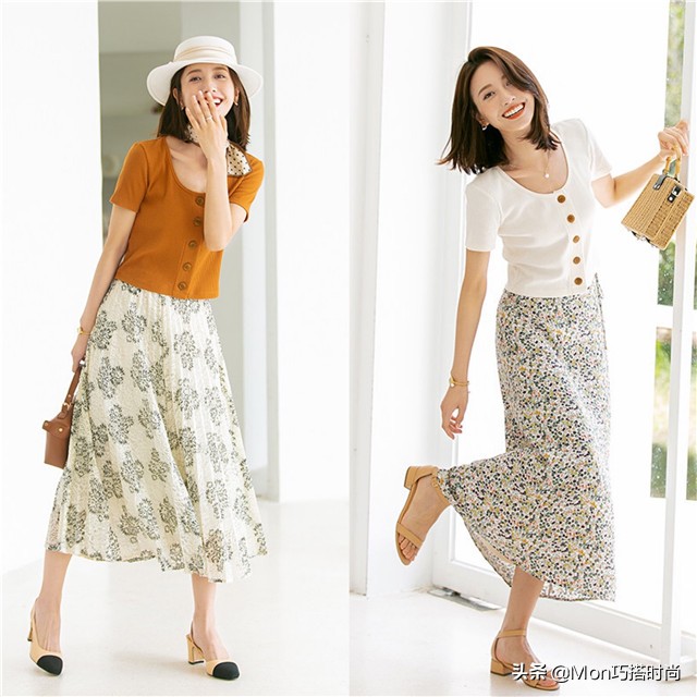 入秋学院风套装长裙,入秋半身裙子