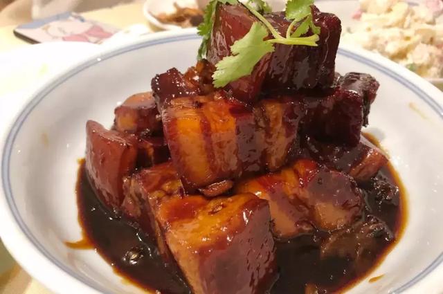 无锡地道浓油赤酱红烧肉,浓油赤酱上海菜的灵魂