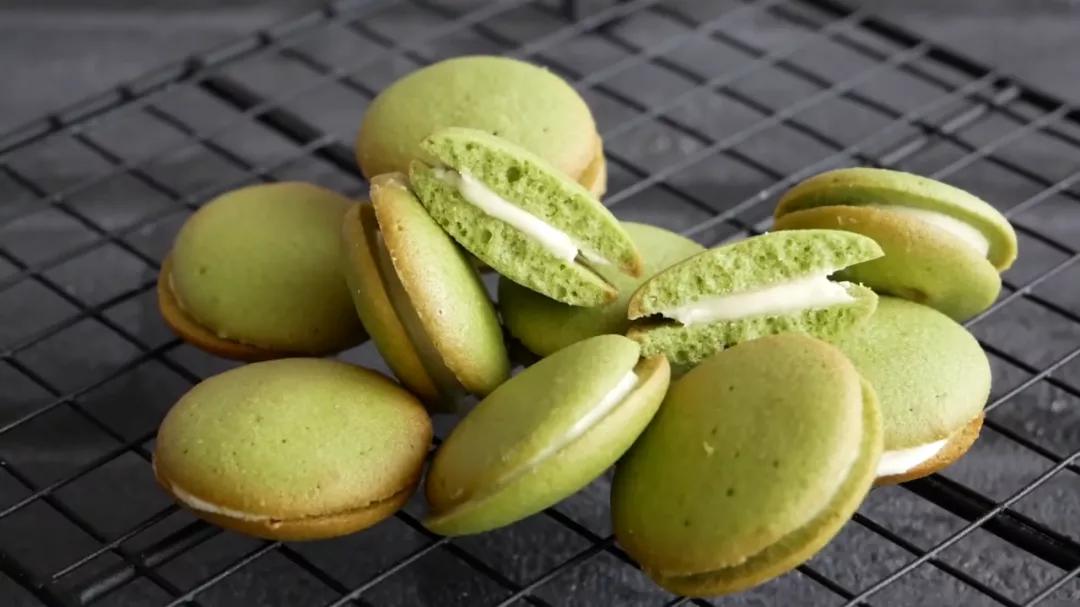 自制抹茶大曲奇怎么做的,马卡龙抹茶曲奇
