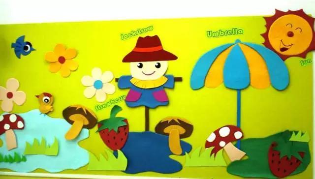 幼儿园墙壁装饰简单环创,幼儿园环创可爱墙面布置简单大气
