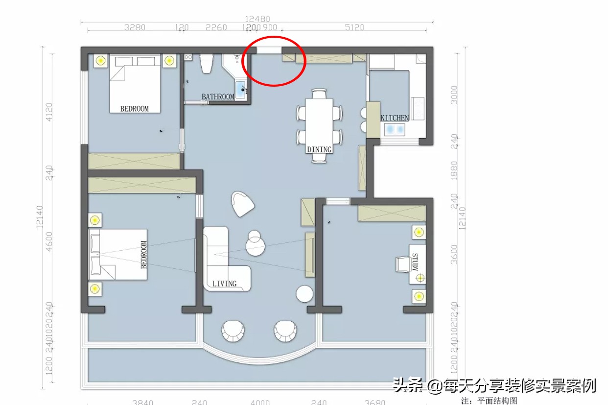 一进门就是餐厅和客厅鞋柜装修图,进门餐厅客厅鞋柜隔离柜一体设计