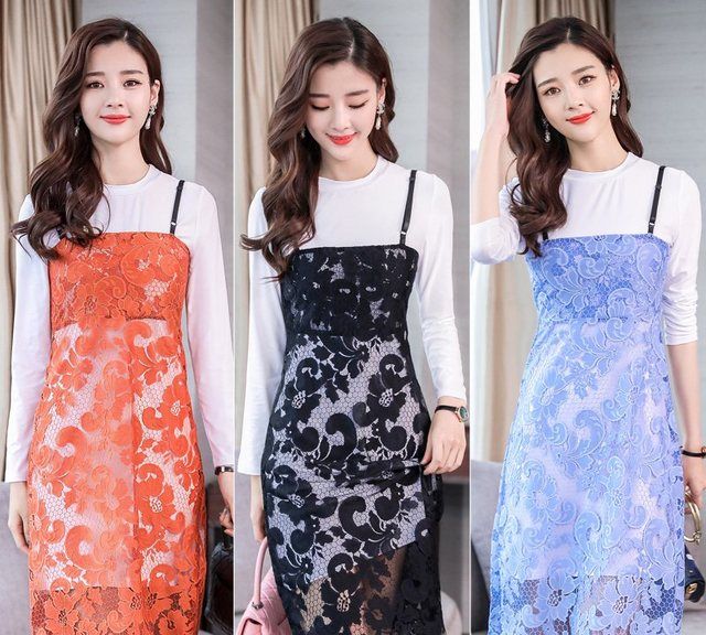 今年最流行的春款长袖连衣裙搭配,春秋长袖连衣裙小清新减龄