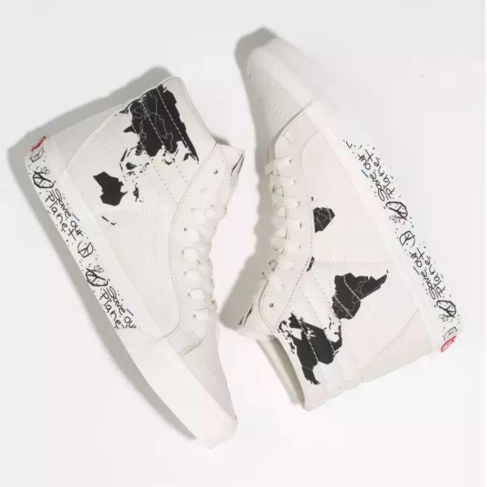 Vans环保联名每款都想要！印满地图