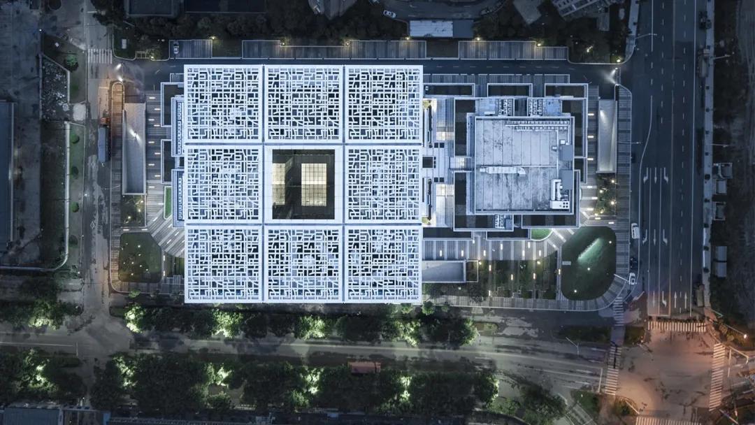 萧山科技城能量魔方夜景,萧山科技城创业谷魔方城