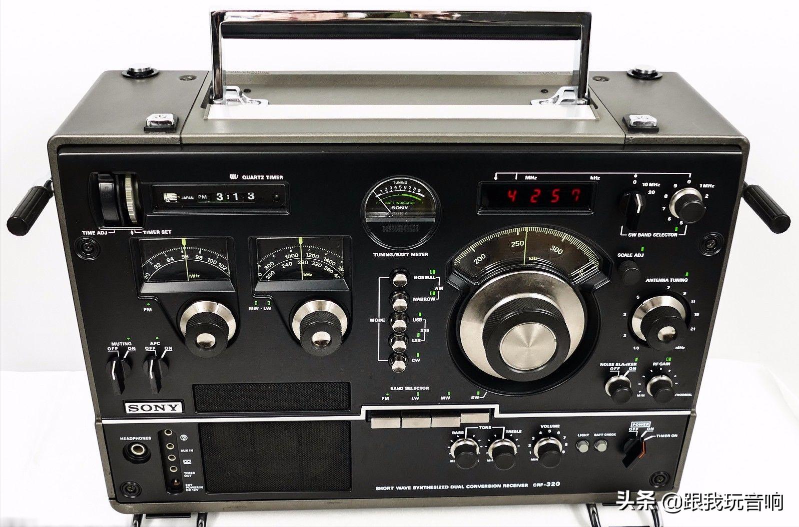 索尼经典全波段收音机,索尼八十年代