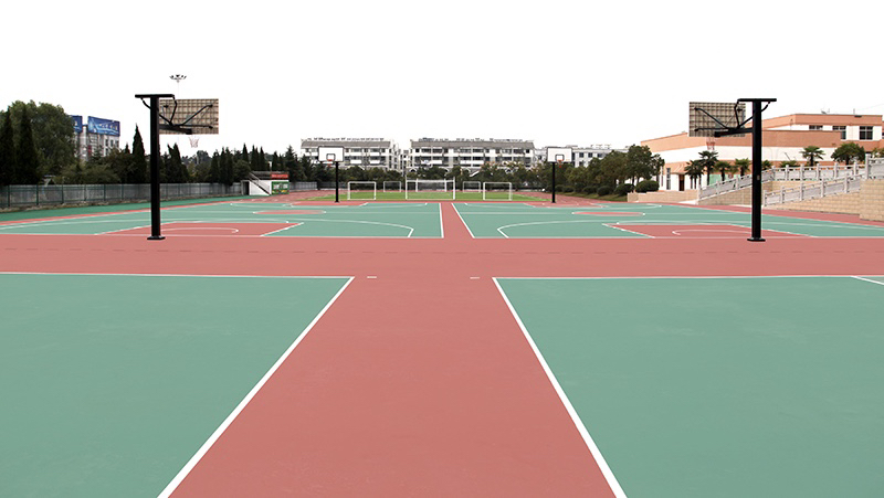 硅pu篮球场价格多少钱一平方,硅pu篮球场地面厚度